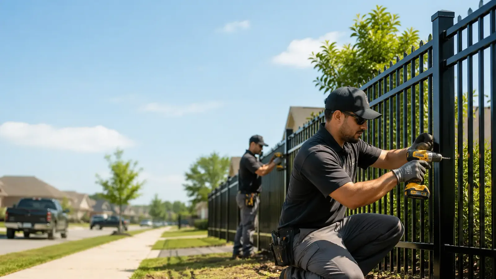 Metal Fence Installation in Scotts Hill, TN